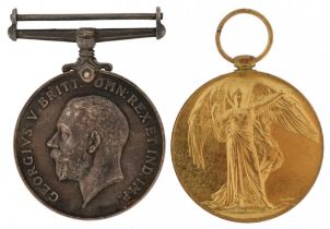 British military World War I pair awarded to 31349PTE.W.ROGERS.YORK.R. : For further information
