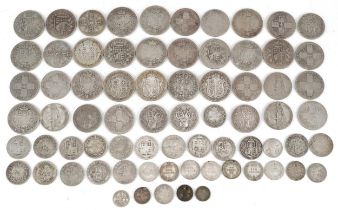 Victorian and later British coinage including half crowns and shillings, 594g : For further