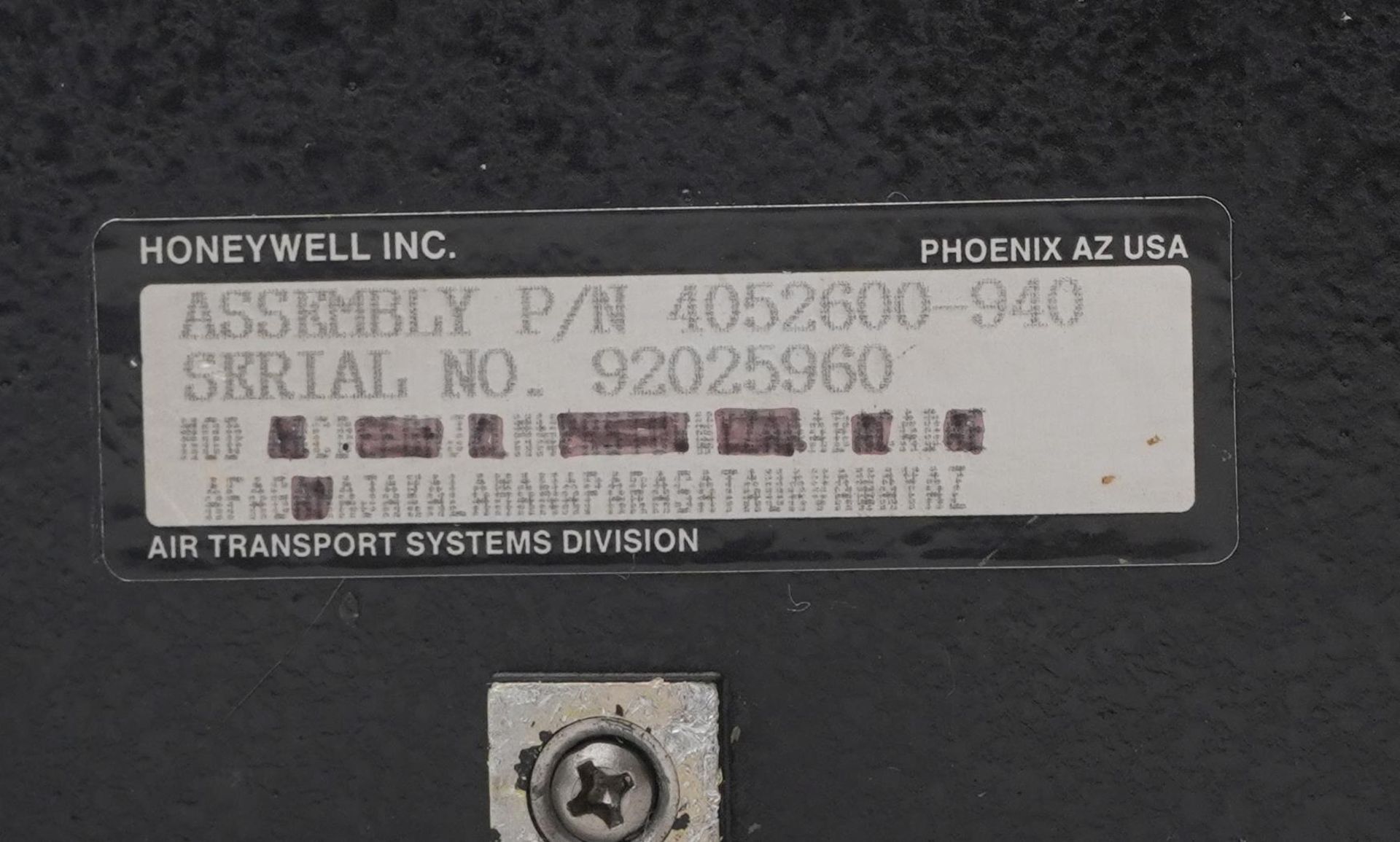 Aviation interest British Airways flight management computer part number 4074450-903BA03, possibly - Image 4 of 4