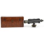 Vintage Watson & Son surveyor's theodolite with fitted case : For further information on this lot