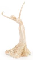 Coalport Music & Dance Cadenza figurine, 30cm high : For further information on this lot please