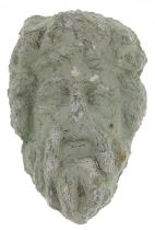Greek facemask of Zeus, 9cm high : For further information on this lot please visit