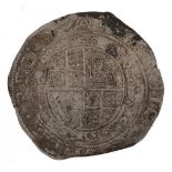 Charles I hammered silver half crown : For further information on this lot please visit