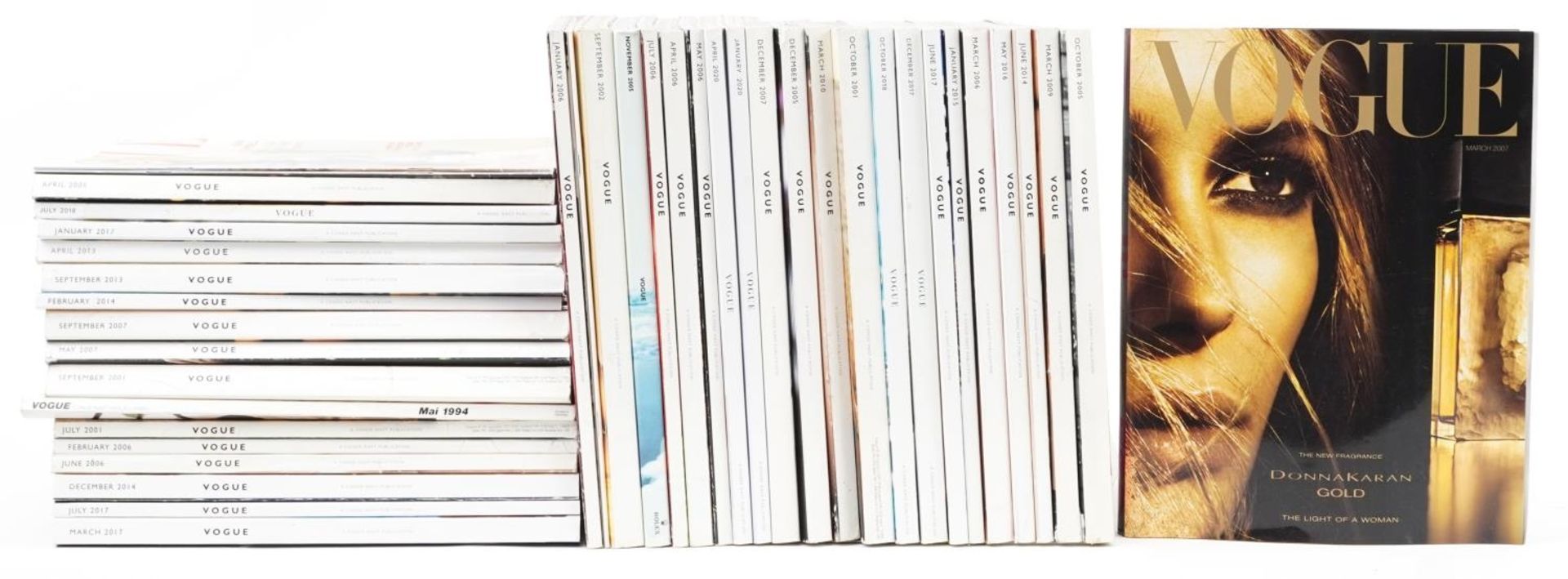 Forty one Vogue photography magazines (PROVENANCE: Estate of Richard Blower) : For further