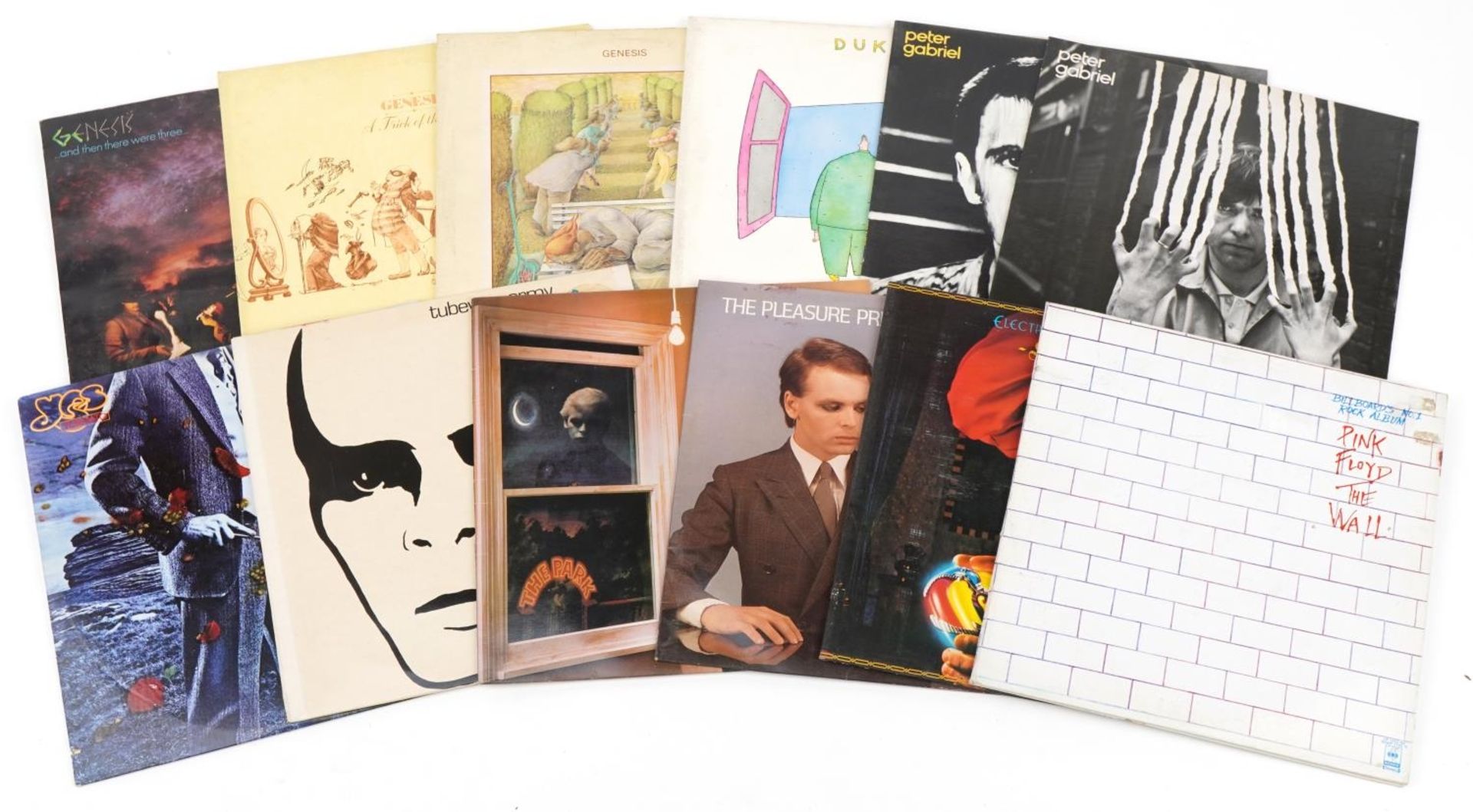 Vinyl LP records including Pink Floyd and Genesis : For further information on this lot please visit