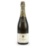 Bottle of 1976 Pol Roger & Co Extra Dry Champagne : For further information on this lot please visit