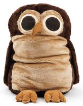 Large vintage Alresford Crafts Ltd soft toy owl, 54cm high : For further information on this lot