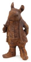 Cast iron Samuel Whiskers figure, 41cm high : For further information on this lot please visit