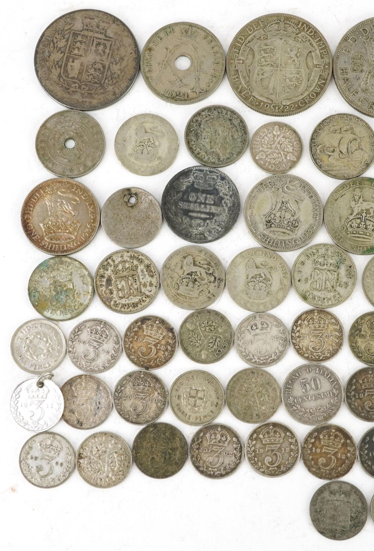 Victorian and later British coinage including half crowns and threepenny bits : For further - Image 2 of 3