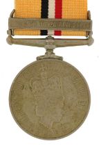 Elizabeth II Iraq war medal with 19 Mar to 28 April 2003 bar awarded to 25119823 GNR R J Burgess