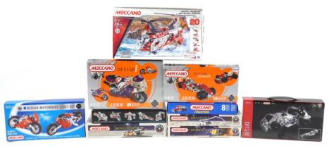 Ten Meccano construction sets with boxes including numbers 4810, 4820 and 4830 : For further