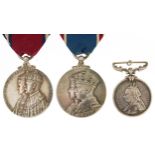 Three silver jubilee medals : For further information on this lot please visit Eastbourneauction.