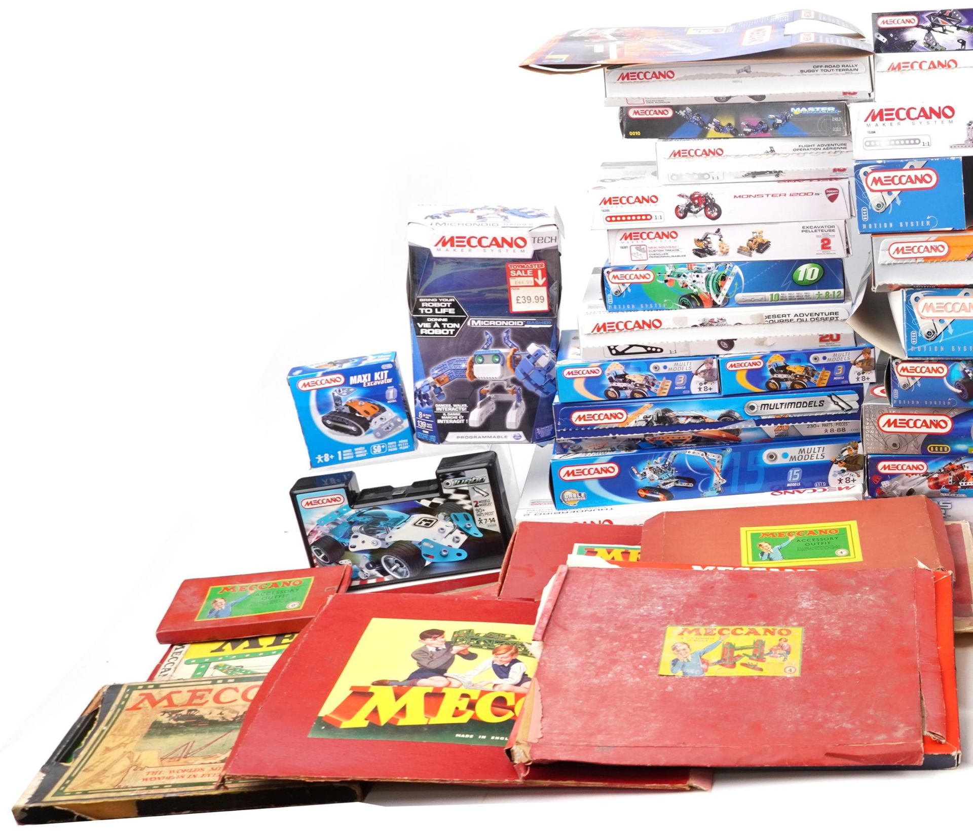 Large collection of vintage and later Meccano boxes : For further information on this lot please - Image 2 of 3