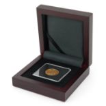 George V 1911 gold sovereign, Sydney mint with certificate and fitted box : For further