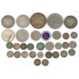 19th century and later British and American coinage including 1935 Rocking Horse crown and half