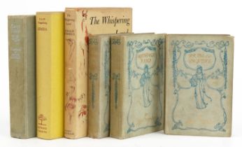 Six children's hardback books including Aesop's Fables illustrated by Arthur Rackham and three by