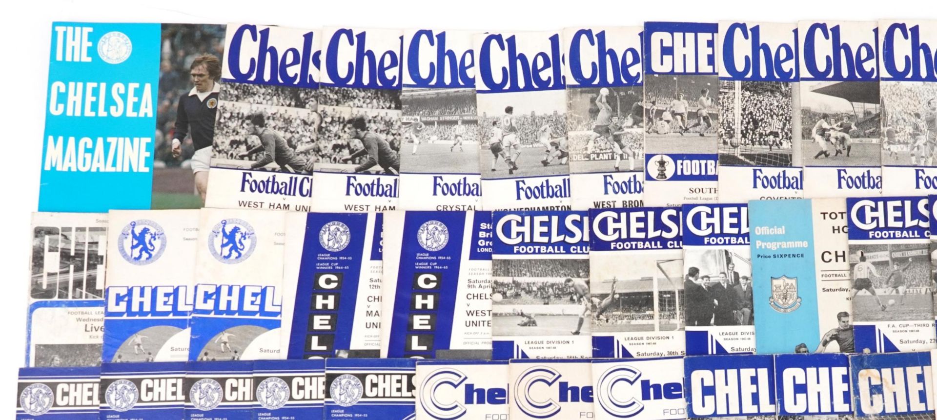 Collection of 1950s and later footballing interest Chelsea Football Club programmes : For further - Image 2 of 5