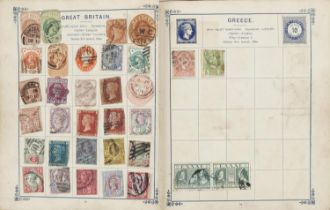 19th century and later Great Britain and world stamps housed in two stamp albums : For further