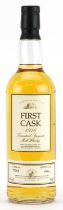 Bottle of First Cask 1976 Tomintoul Speyside 18 Year Old Malt whisky, cask number 7347, bottle