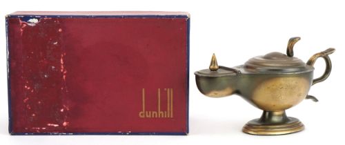 Dunhill Roman Lamp Table lighter with box, 17cm in length : For further information on this lot