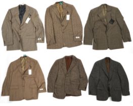 Vintage and later gentlemen's jackets including two Harris tweed and Scott International : For