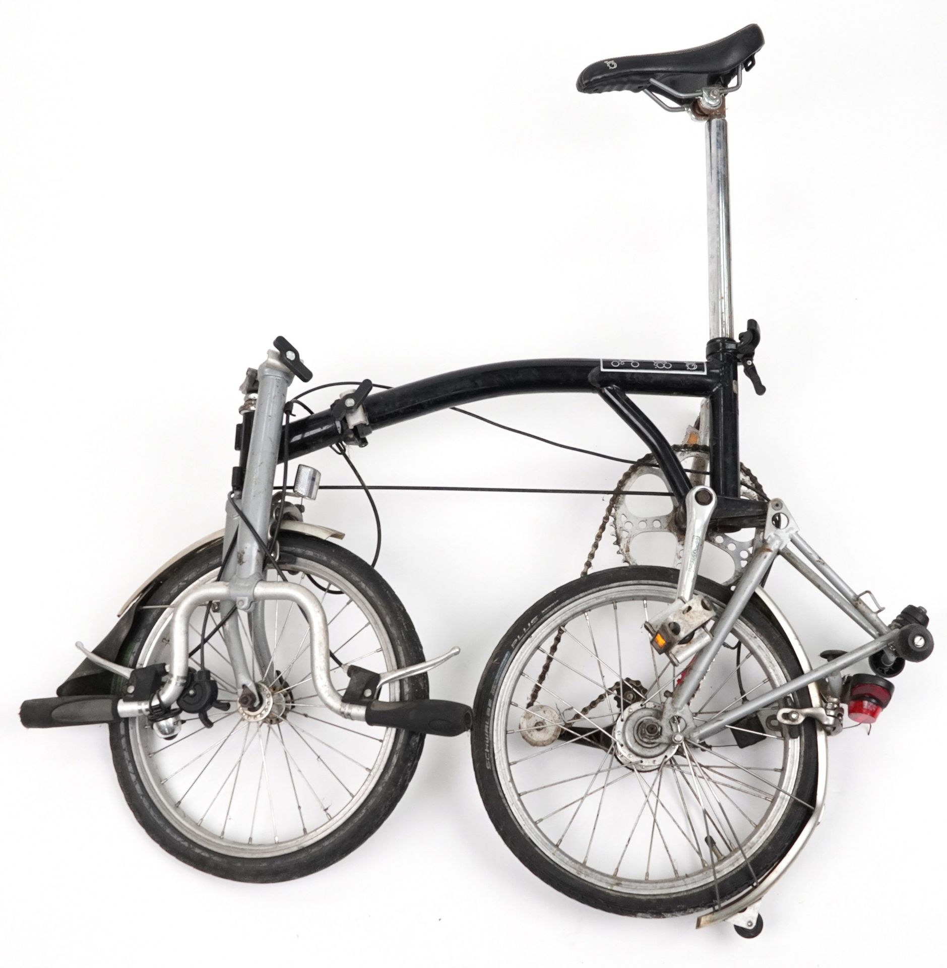 Folding Brompton bike, serial number 0805090669 : For further information on this lot please visit - Image 3 of 3