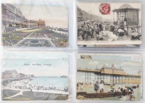 Edwardian and later Eastbourne postcards including Royal Parade and bandstand, Beachy Head, Royal