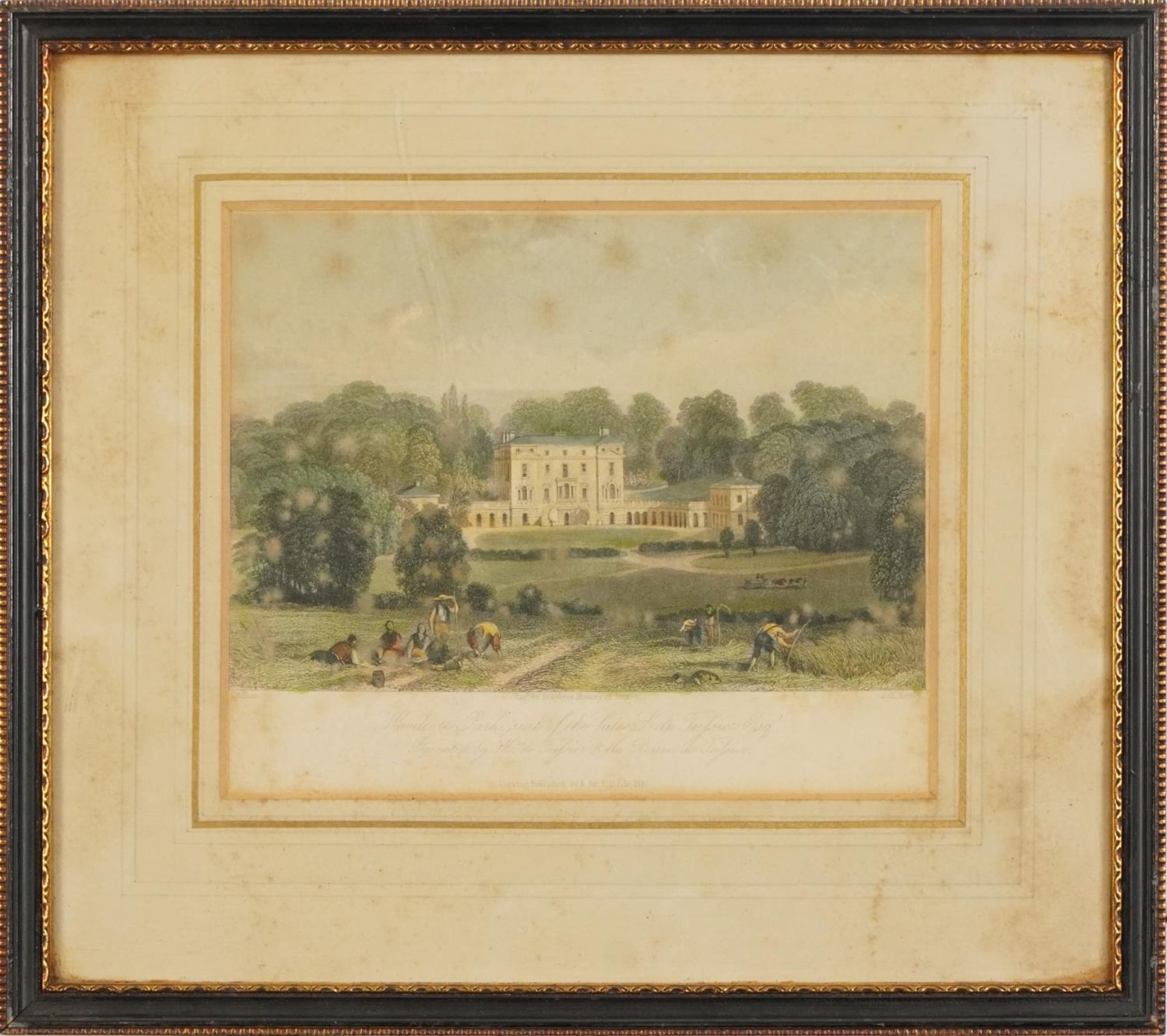 Epsom Races on Derby Day and Woodcote Park, two 19th century engravings, one after Thomas Allom - Image 3 of 9