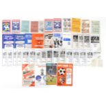 Collection of 1950s and later footballing interest Brighton & Hove Albion ephemera including fixture
