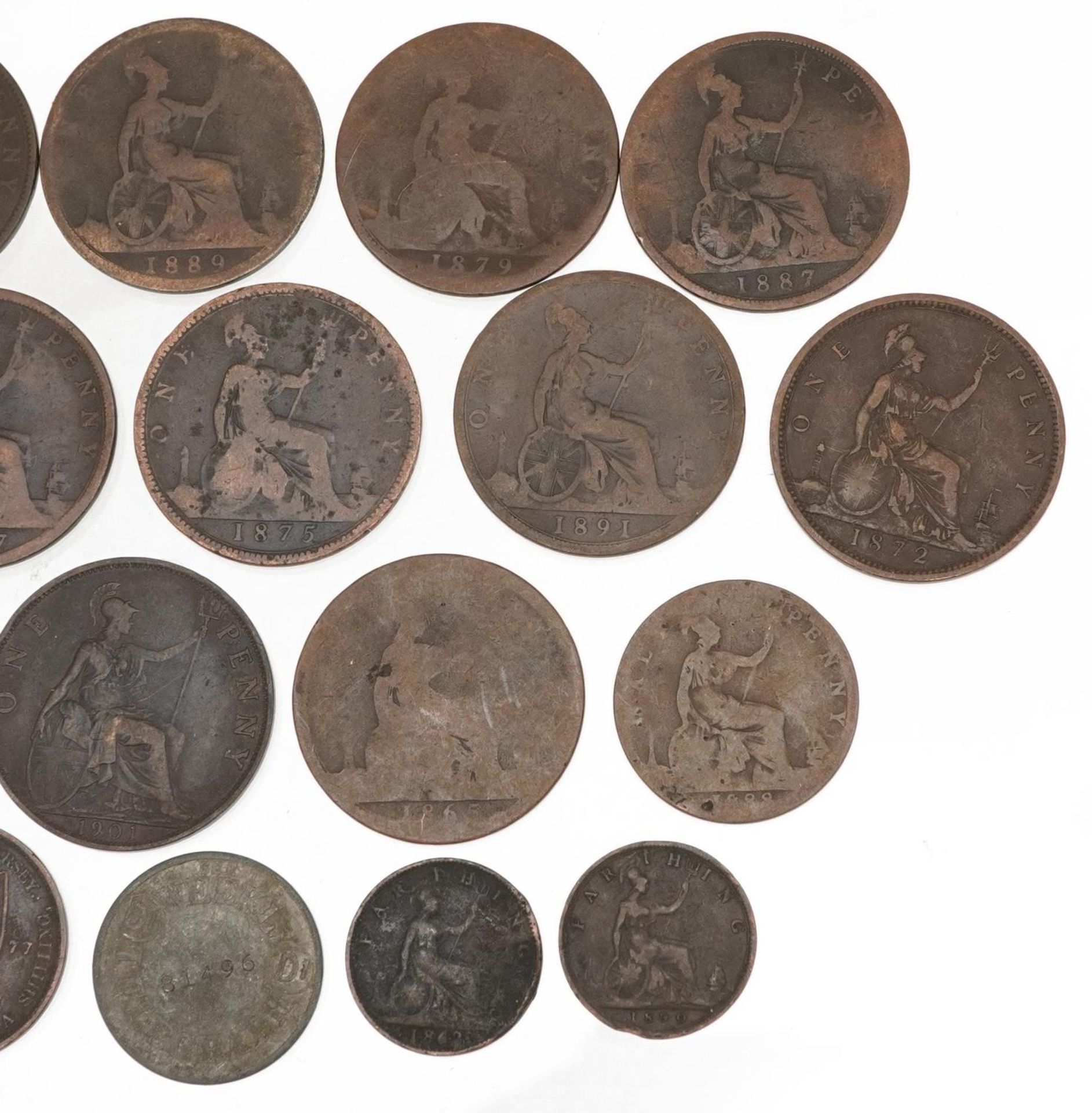 Victorian and later British coinage including pennies : For further information on this lot please - Image 3 of 6