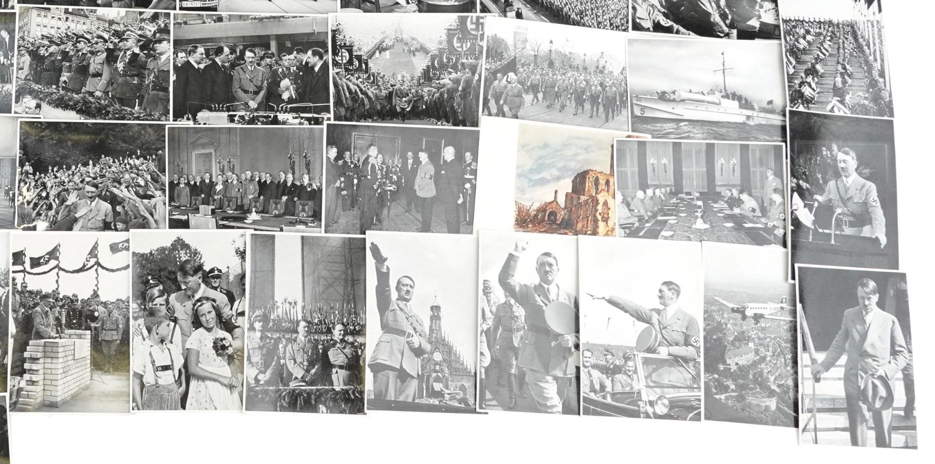 Predominantly German military interest black and white photographs and ephemera including examples - Image 5 of 5
