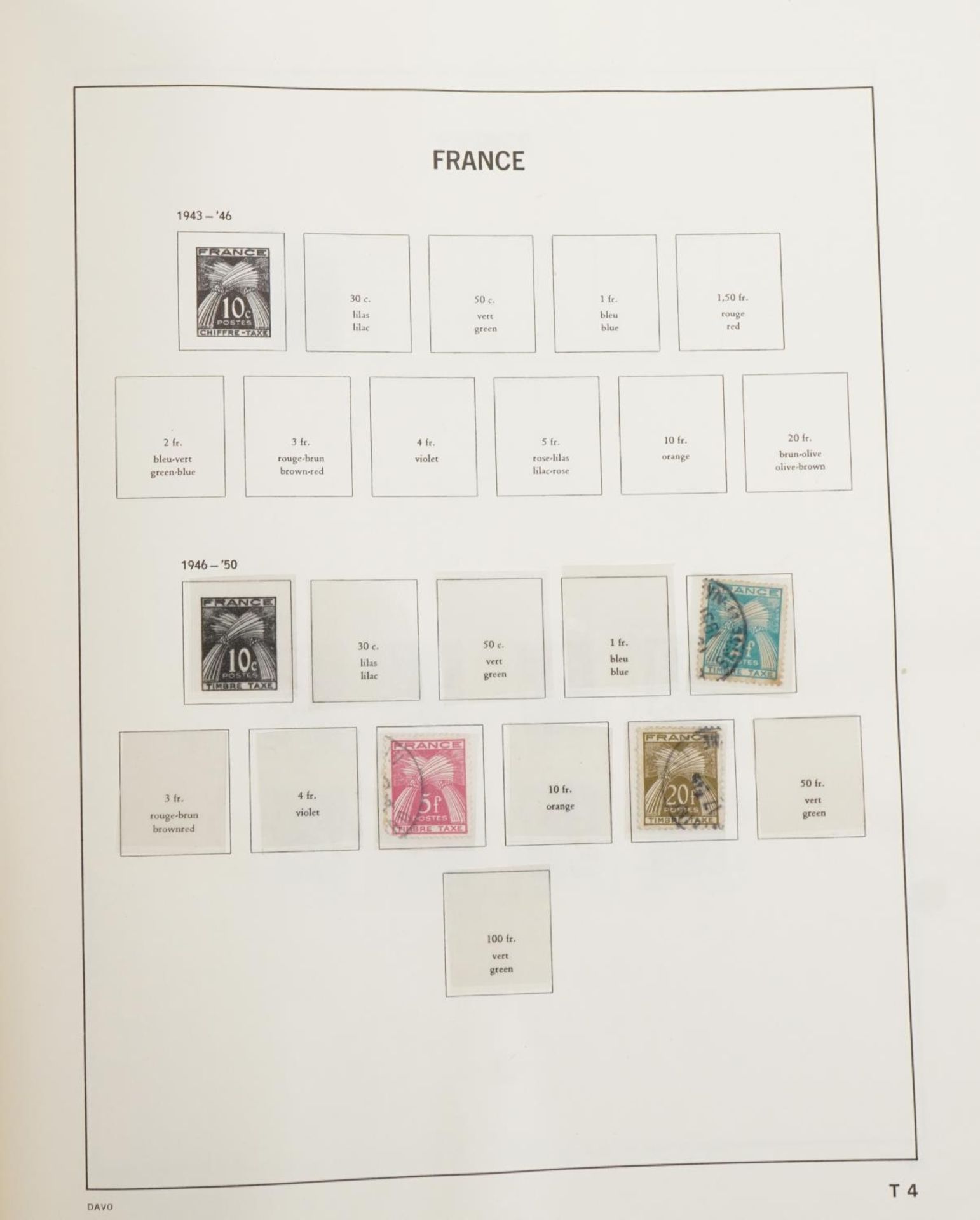 Good collection of 1940s and later French stamps arranged in an album : For further information on - Image 7 of 10