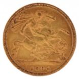 Queen Victoria 1894 gold half sovereign : For further information on this lot please visit