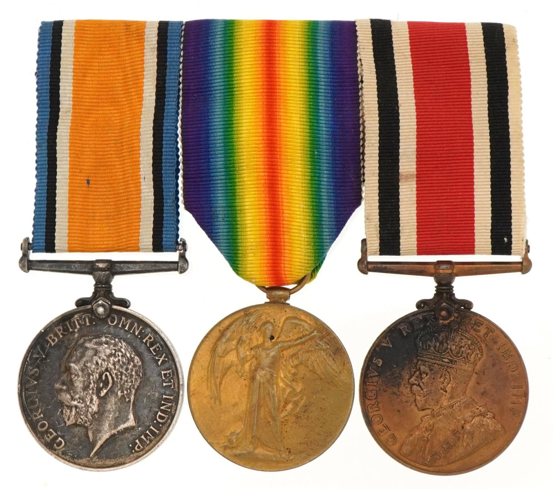 British military World War I three medal group including pair awarded to 938DVR.E.V.HORNER.R.A. : - Image 2 of 6