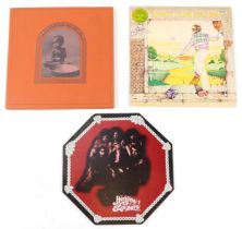 Vinyl LP records including The Concert for Bangladesh George Harrison box set with booklet, Horslips