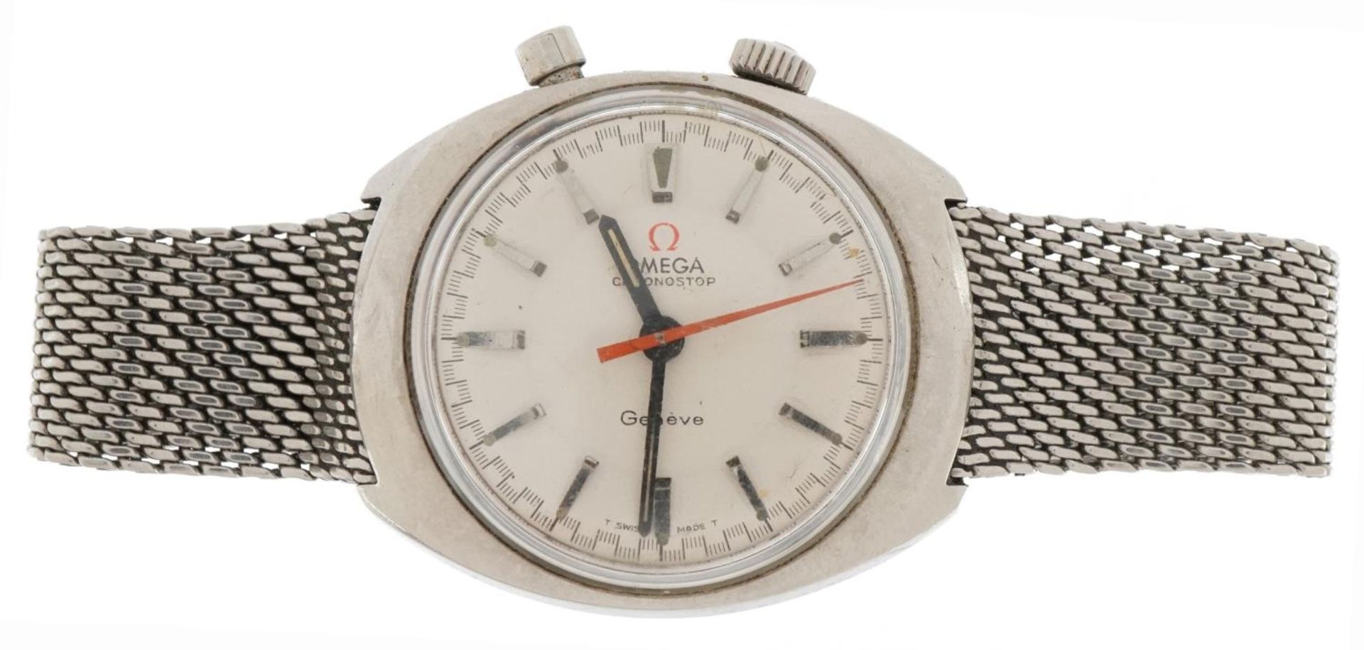 Omega, gentlemen's Omega Geneve Chronostop wristwatch, the case 34.0mm wide : For further - Image 2 of 5