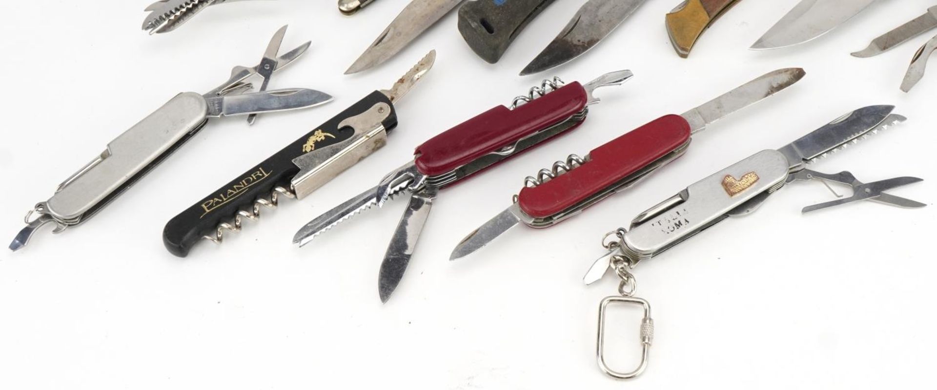 Collection of folding pocket knives and multi tools including Swiss Army style : For further - Image 3 of 5