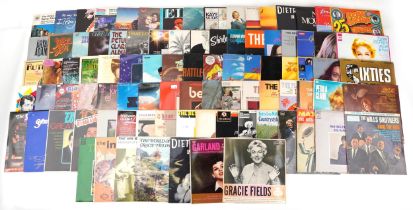 Predominantly pop vinyl LP records including Bryan Adams, The Beach Boys, Olivia Newton John and The