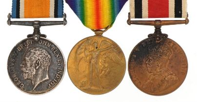 British military World War I three medal group including pair awarded to 938DVR.E.V.HORNER.R.A. :
