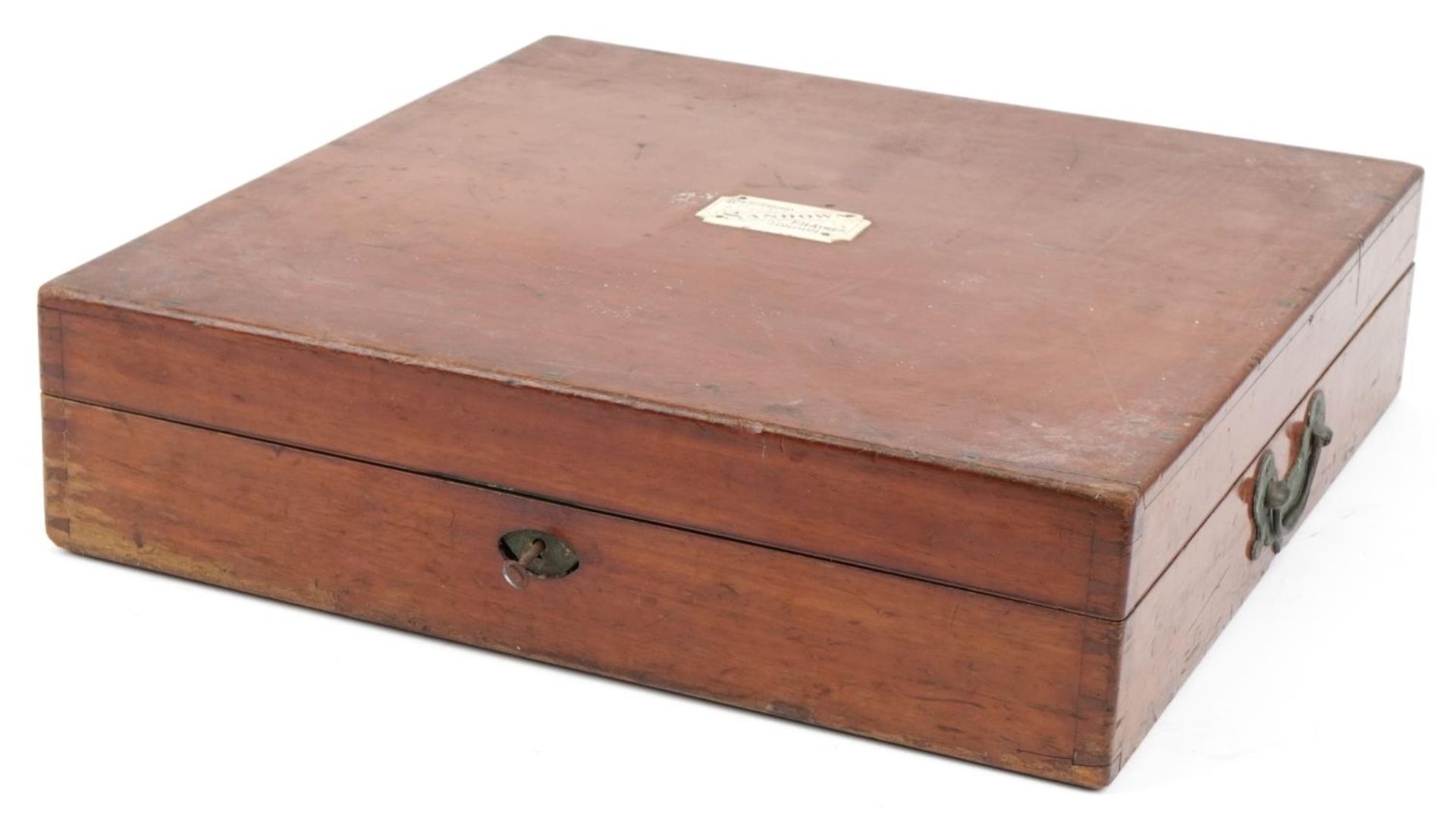 Victorian mahogany cased Sandown horse racing game registered by F H Ayers of London, 50cm x - Image 6 of 6