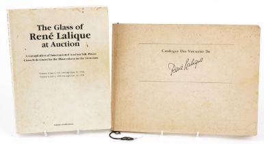 Two Rene Lalique catalogues including The Glass of Rene Lalique Auction : For further information on