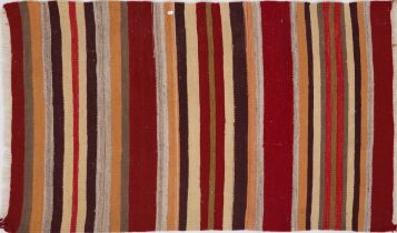 Rectangular Turkish Kilim rug, 124cm x 78cm : For further information on this lot please visit