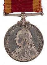 Victorian British military China War medal indistinctly inscribed .....A.B,H.M.S.UNDAUNTED. : For