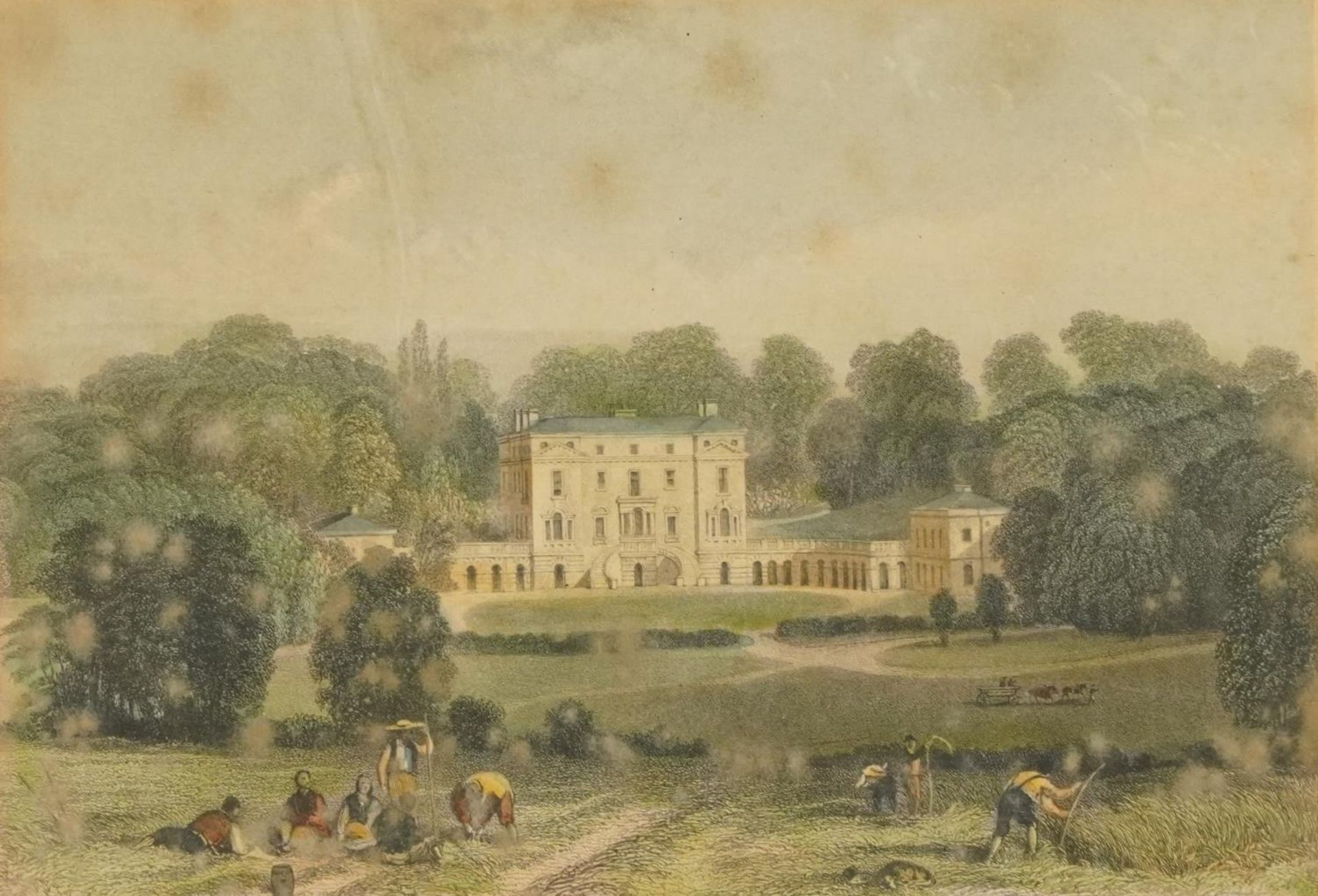 Epsom Races on Derby Day and Woodcote Park, two 19th century engravings, one after Thomas Allom - Image 2 of 9