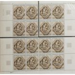 Collection of French mint and block stamps arranged in an album : For further information on this
