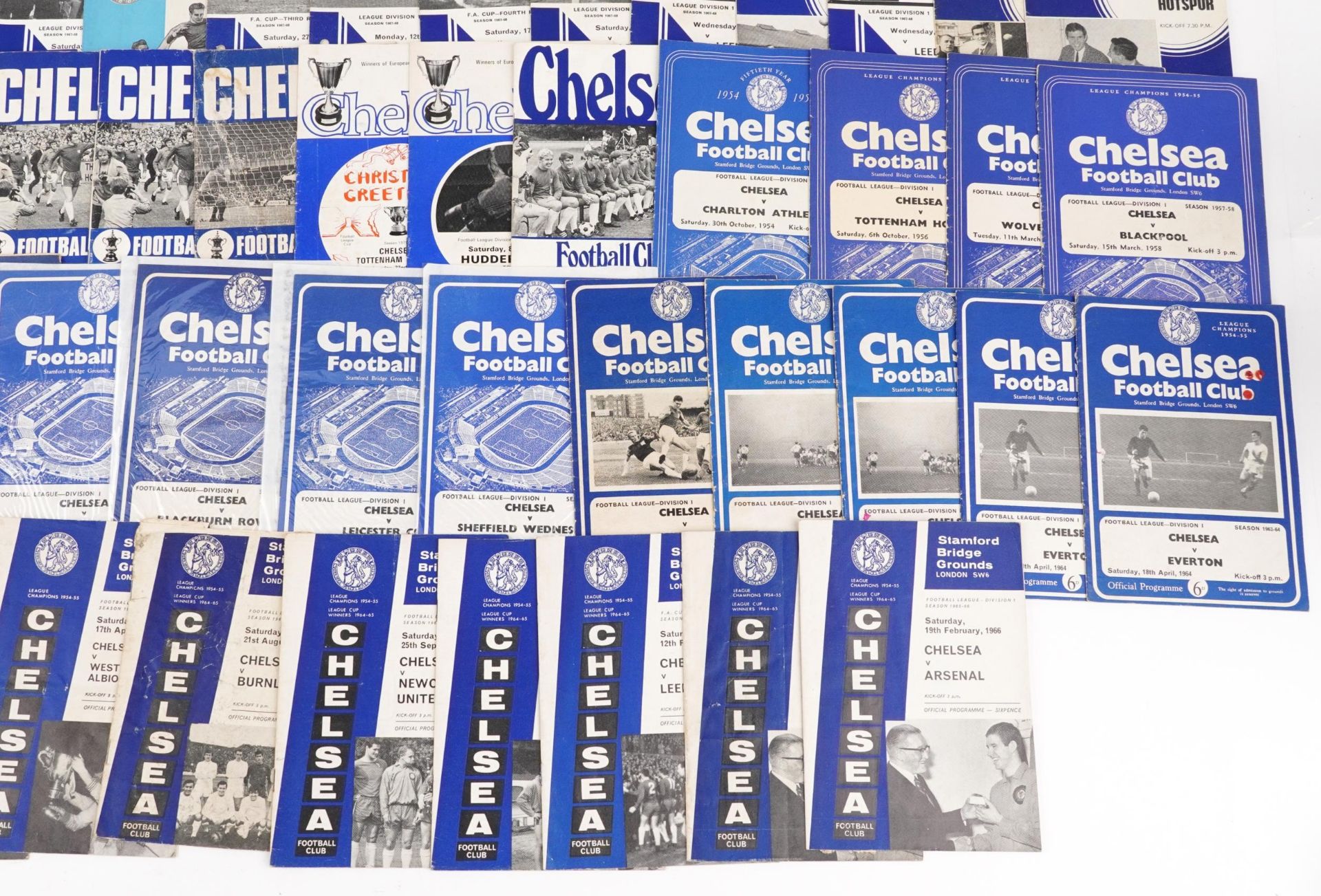 Collection of 1950s and later footballing interest Chelsea Football Club programmes : For further - Image 5 of 5
