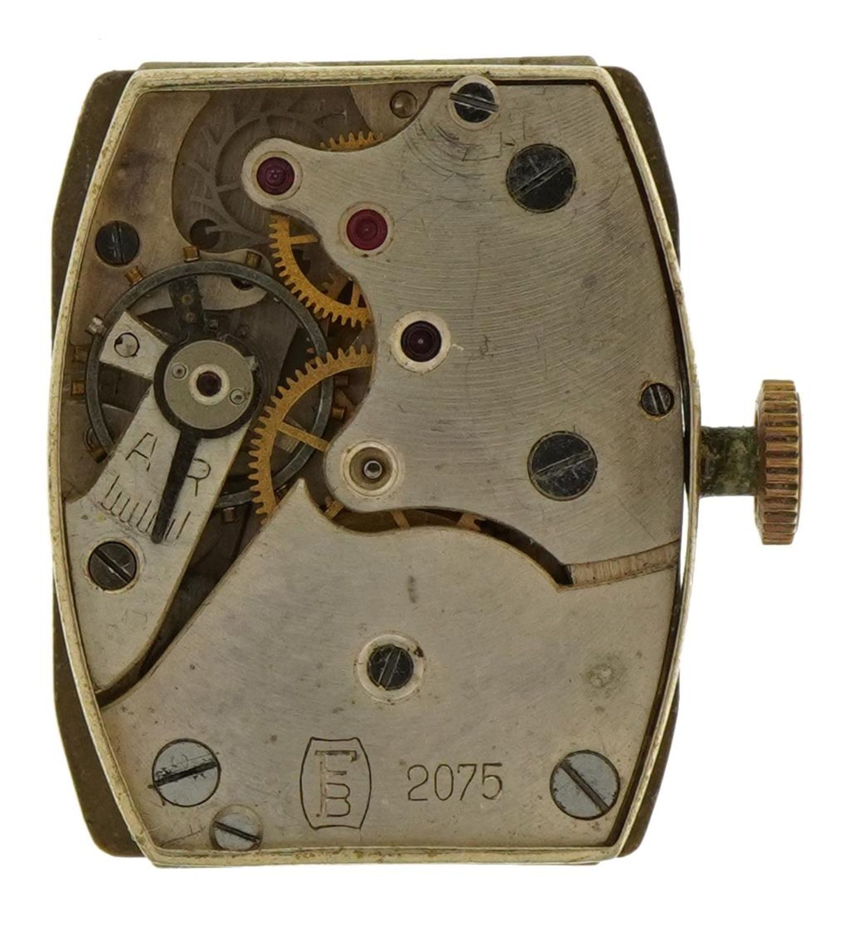 Boden Edelstahl, vintage German military wristwatch with subsidiary dial, the case 22mm wide : For - Image 4 of 5