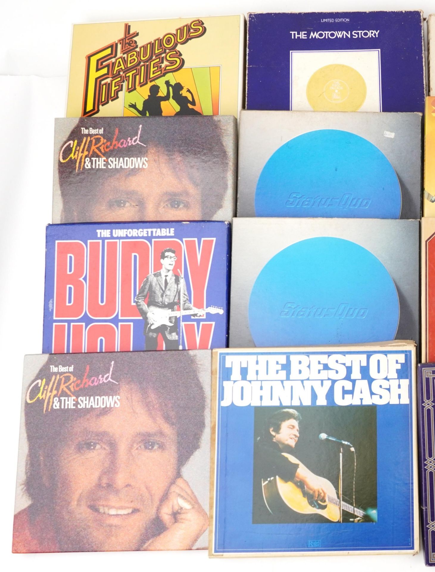 Vinyl LP box sets including Buddy Holly, The Motown Story, Cliff Richard, The Seekers and Status Quo - Image 2 of 3