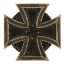 German military interest First Class Iron Cross with screw back : For further information on this