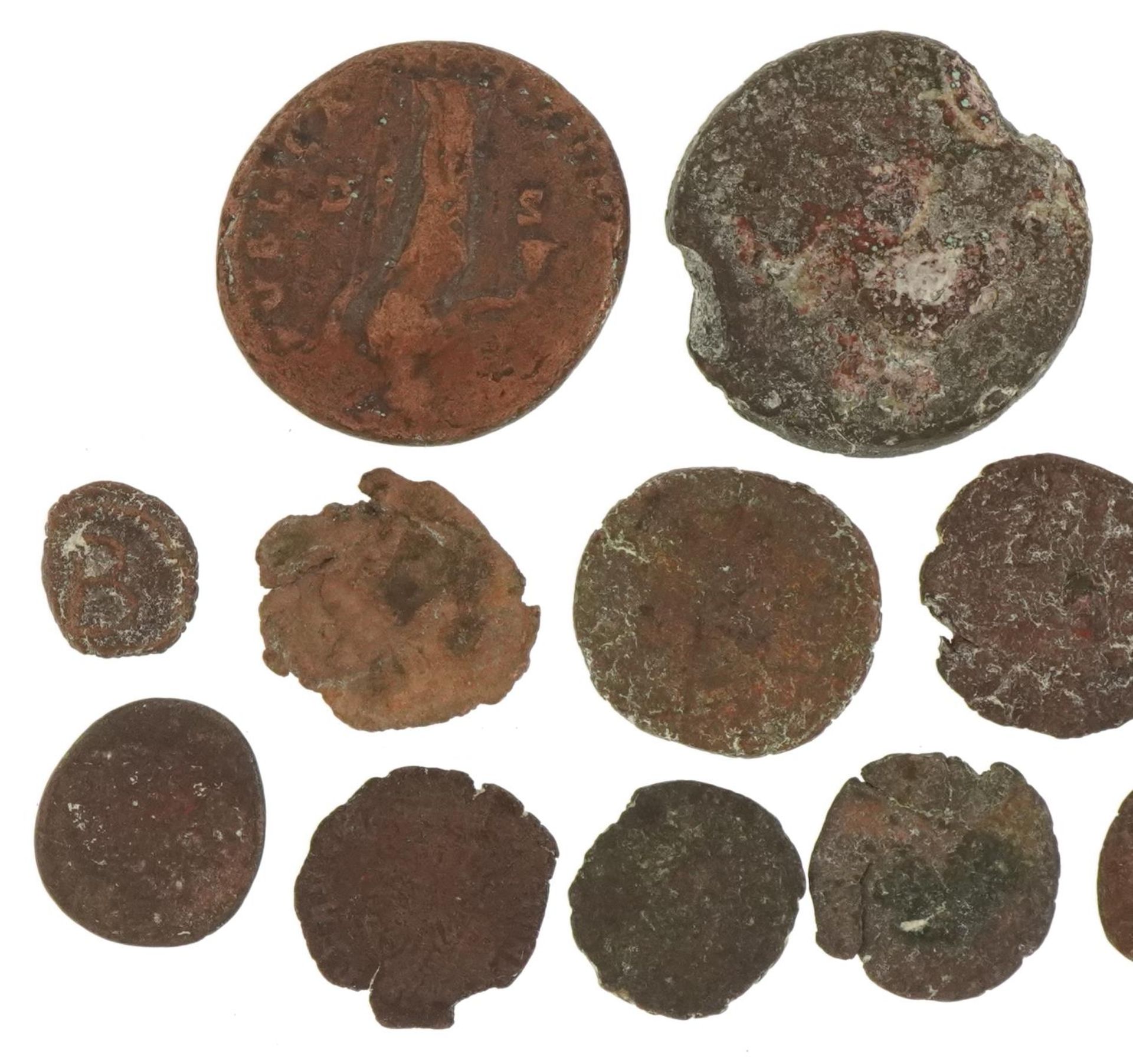 Collection of antiquarian bronze coinage : For further information on this lot please visit - Image 2 of 6